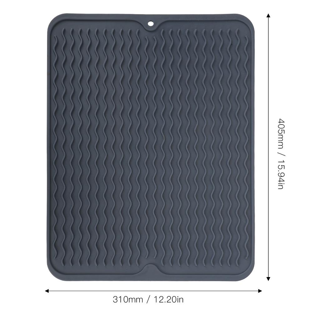 Water Proof Drainage Mat Heat Insulated Dining Pad Portable Table Protector  Tabletop