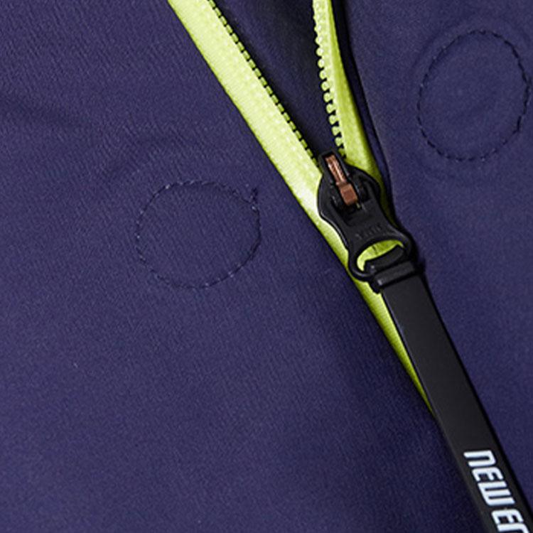 New Era Solid Color Hooded Sports Woven Long Sleeve Jacket Unisex Jacket Deep-Purple 12354361