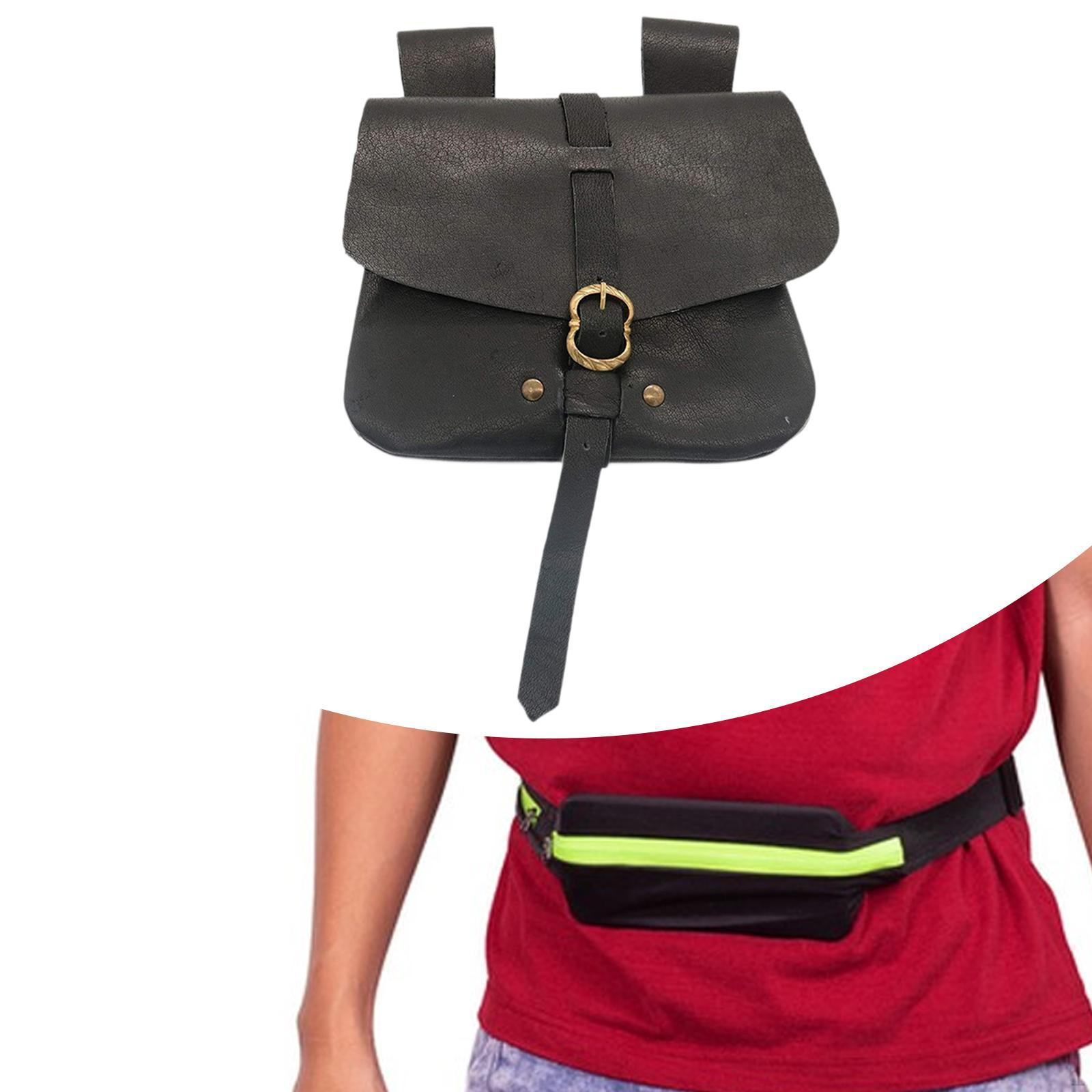 Поясная сумка из искусственной кожи дорожная сумка аксессуары для костюма поясная сумка в средневековом стиле для 1879₽