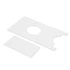 2 Pack Couch Wall Spacer Clear Acrylic Sofa Stopper Furniture Wall Protector to Prevent Fire Safety From Wall Outlet