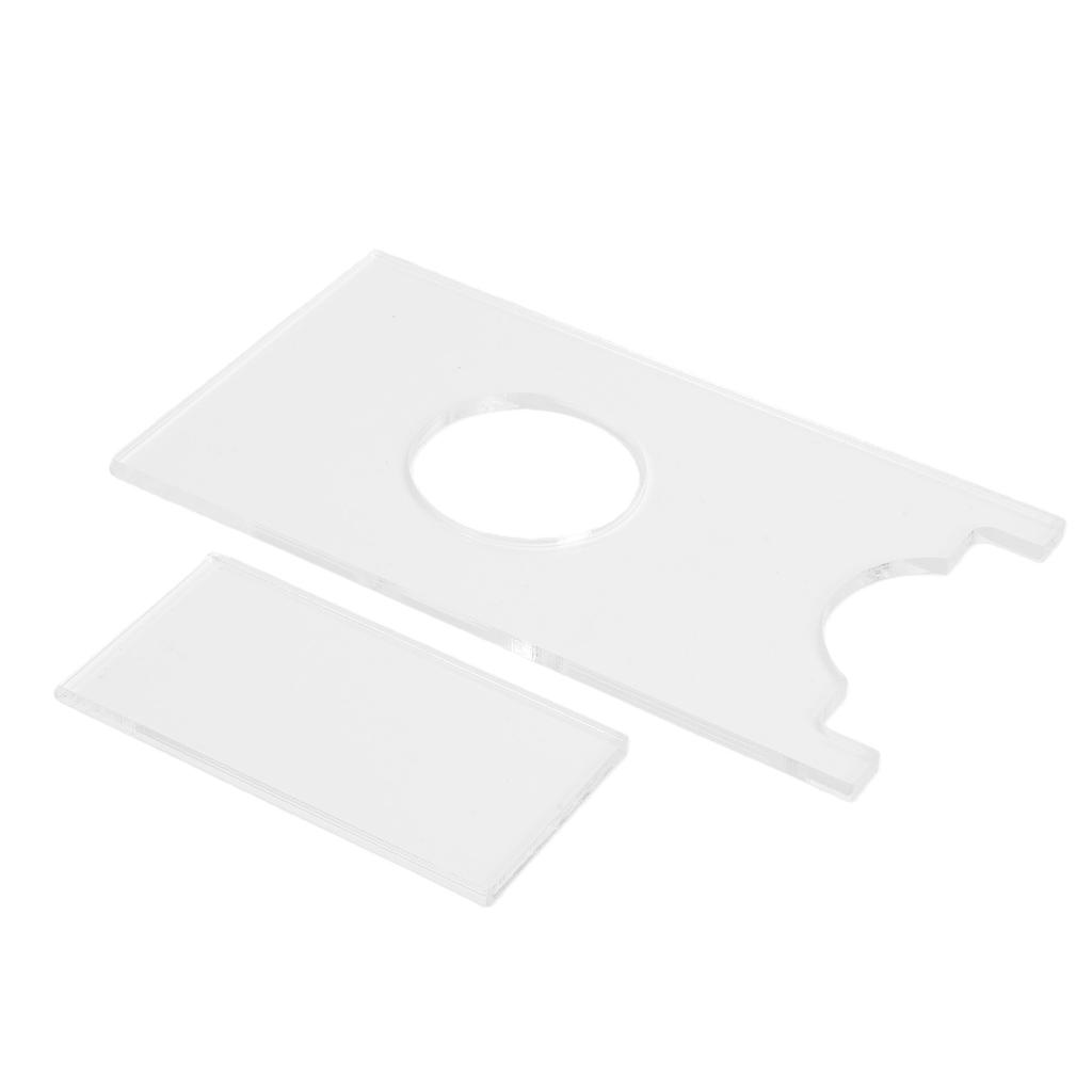 2 Pack Couch Wall Spacer Clear Acrylic Sofa Stopper Furniture Wall Protector to Prevent Fire Safety From Wall Outlet