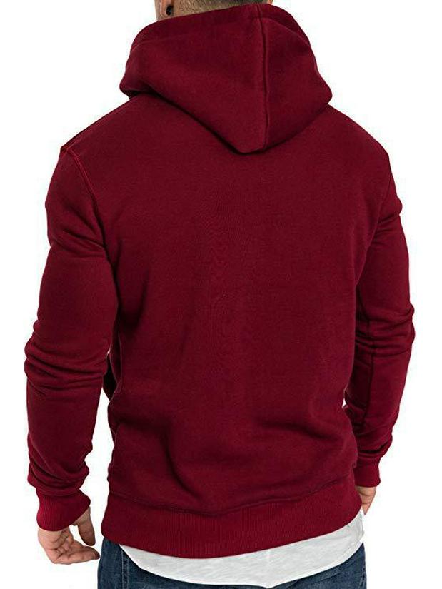 Herrträningshuvtröja för utomhusbruk - Avslappnad sporttröja