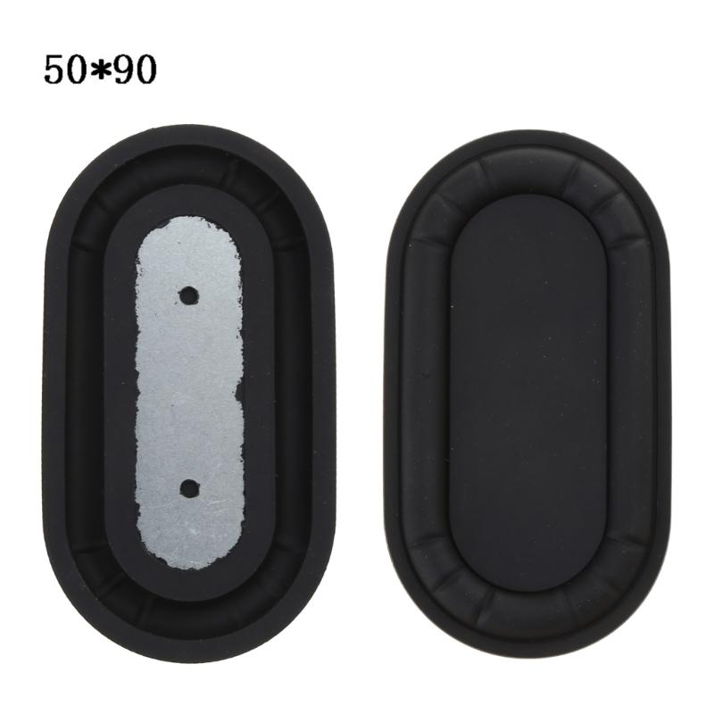 2pieces Black Vibration Plate High Sensitivity and Resolution Passive Radiators DIY Bass Speaker Loudspeaker Vibrating