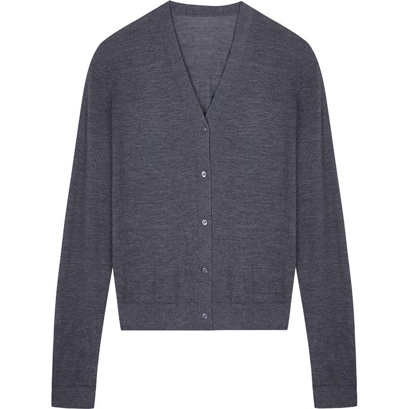 JNBY Lightweight V-Neck Cashmere Blend Cardigan S