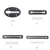 2set Kayak Slide Track Rails Bracket Kayak Accessories Mount Track Fishing Rod Holder Mounting Base Rack Easy To Use