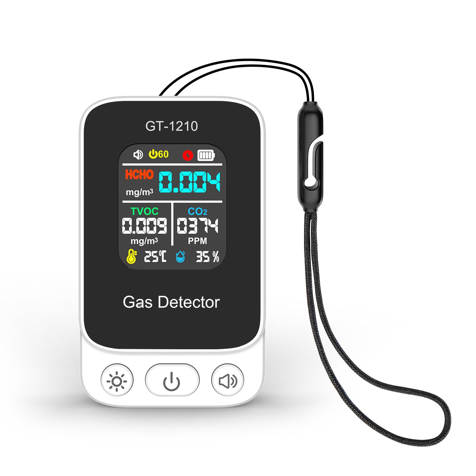 

GT-1210 5 in 1 Air Quality Detector Multifunctional Gas Tester for Home Office Industrial Use