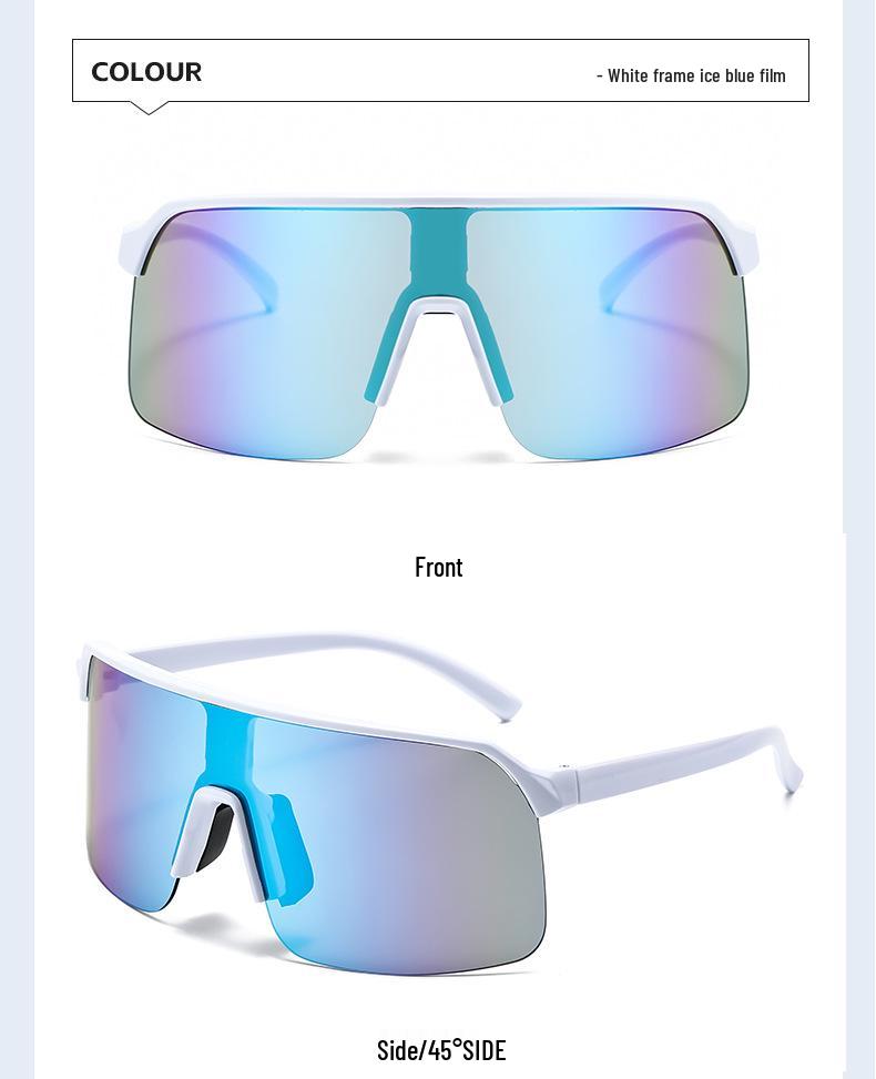 New Colorful Outdoor Cycling Sunglasses for Women & Men - European & American Style Sports Glasses