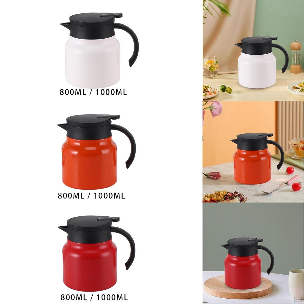 Insulated Stainless Steel Coffee Carafes Water Bottle Pot for Restaurants