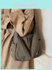 Womens Large Capacity Nylon Crossbody Bag With Stitching Details For Commuting