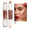 Stick contour à double extrémité pour le contour du nez, l'ombrage, la mise en valeur et l'amélioration du maquillage