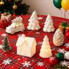 NEW Christmas Ceramic House Desktop Decoration Glowing Christmas Snowhouse Snowman Christmas Tree Decoration Ornament