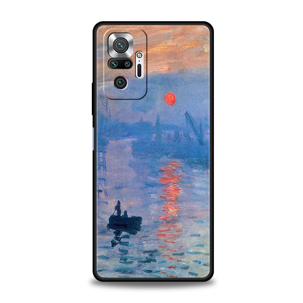Garden Paint Art Vincent van Gogh Phone Case For Xiaomi Redmi Note 14 13 5G 10 11 12 Pro Plus 4G 14C 13C 12C 10C Black Cover