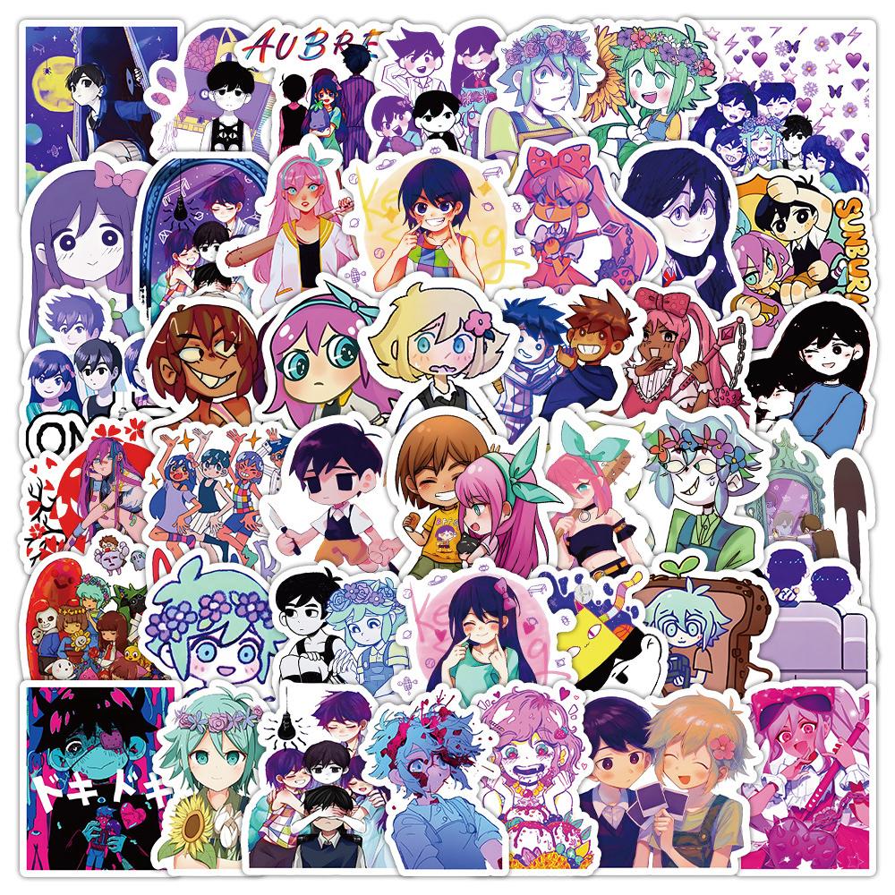 10/30/50pcs Funny Game Omori Anime Stickers Cute Graffiti Decals DIY Suitcase Motorcycle Laptop Waterproof Cool Cartoon Sticker