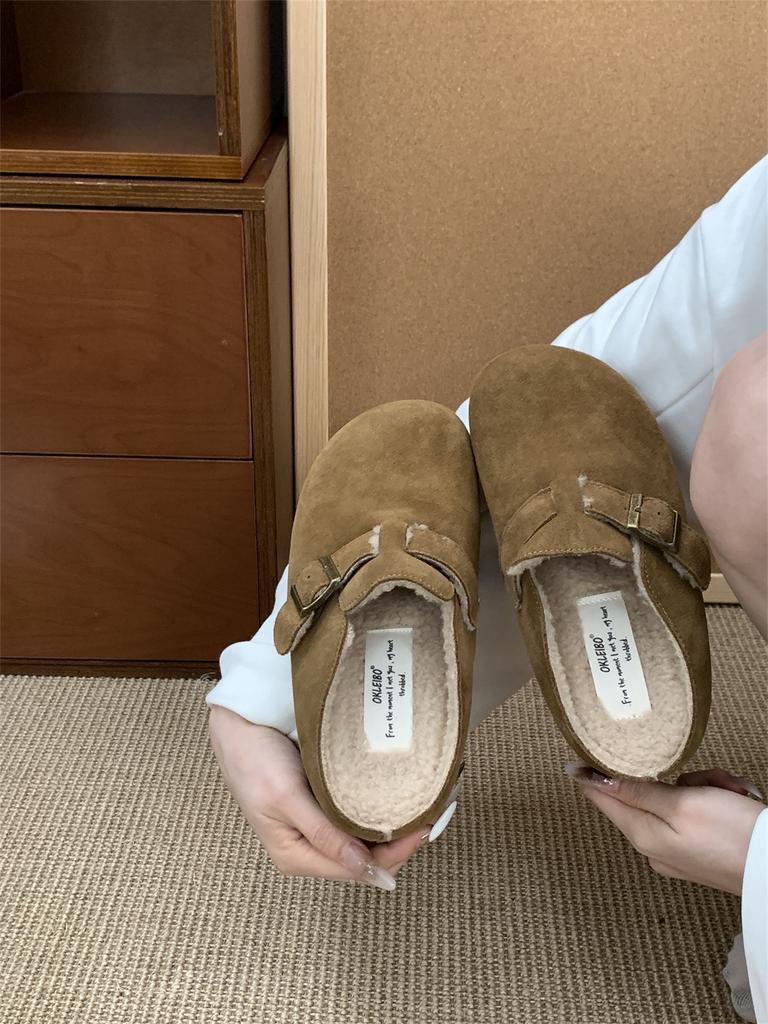 The inner height is increased by 7cm, and the inner height is increased. Cowhide version! Thick-soled Birkenstock shoes for women's autumn 