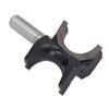 Bullnose Router Bit 12in Shank 1 38in Bead Diameter Tungsten Steel Alloy Half Round Milling