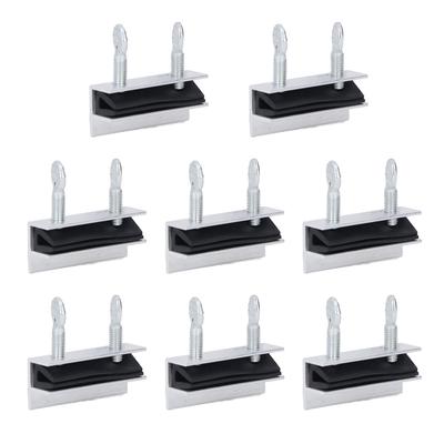 8 Pezzi Serratura per Finestra Scorrevole Lega di Alluminio Robusta Sicurezza Domestica Tappo Verticale per Finestra per Porta da Patio Porta in Vetro Scorrevole