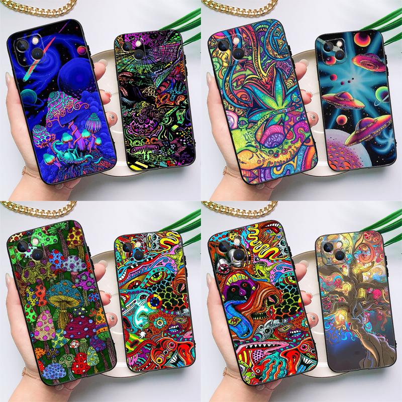 Psychedelic Trippy Case For Samsung Galaxy A56 A36 A26 A16 A06 A13 A33 A53 A15 A35 A55 A34 A54 A52 A12 A32 A17