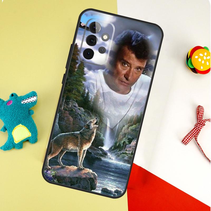Johnny Hallyday Case For Samsung Galaxy A54 A34 A24 A14 A12 A22 A32 A42 A52 A72 A52S A51 A71 A13 A53 Cover
