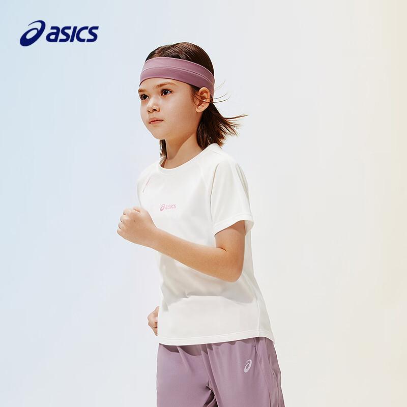 Asics Girls' Moisture-Wicking Quick-Dry Short-Sleeve Sport T-Shirt