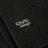 Tapis de sol - Honda - Civic 3-5D - Velours noir - 4 pièces - Antidérapant - Sur mesure