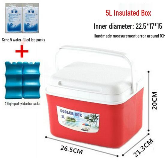 Tragbare isolierte Frischhaltebox für kleine Kühlschränke, den Außenbereich, zum Angeln und für unterwegs
