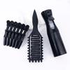 8pcs of hairdressing kit,spray bottle,hollow ventilated hair combs and alligator shaped hair clips,Special for real hair wigs