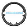 For Mazda RX-8 RX8 2004-2008 ize Hand-stitched Fully Covered Red Leather Car Steering Wheel Cover Car Interior