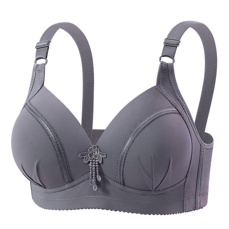 Wirefree Plus Size Anti-Sagging Support Bra for Mature Women