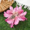 Vivid Women Shark Hairpin Comfortable To Wear Styling Hair Crab Artificial Floral Headwear  Wedding