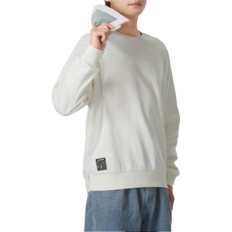 PUMA Sweatshirts Men's White Crew Neck Moderate Regular 628488-87