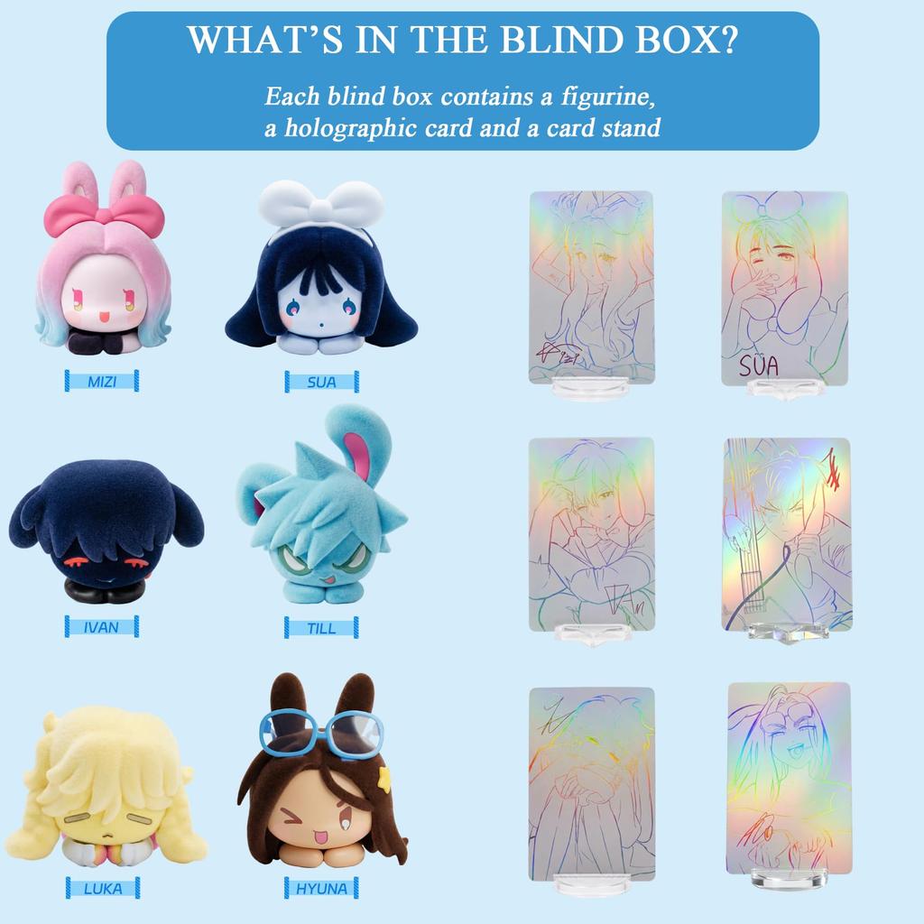 Alien Stage Rabbit Series Blind Box Figures - Officially Licensed Mystery Figures from the Alien Stage Anime (1 box contains 1 random character)