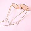 Eyeglasses Chain Stylish Metal Silicone Ring Non-slip Fashion Glasses Chain