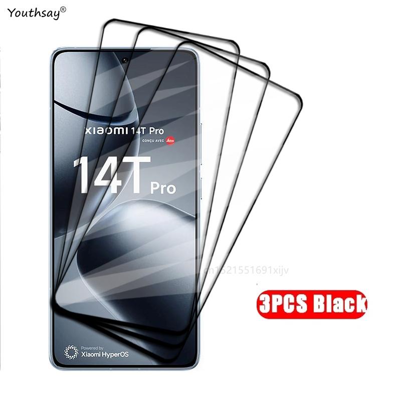 For Xiaomi 14T Full Cover Tempered Glass Xiaomi 14T Pro Screen Protector HD Screen Glass Ptotective Phone Film For Xiaomi 14T