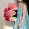 Yousheng Artificial Roses Long-lasting Faux Silk Flowers Realistic Fake Roses with Flexible Stems for Vase Flower Arrangements Home Wedding Decor