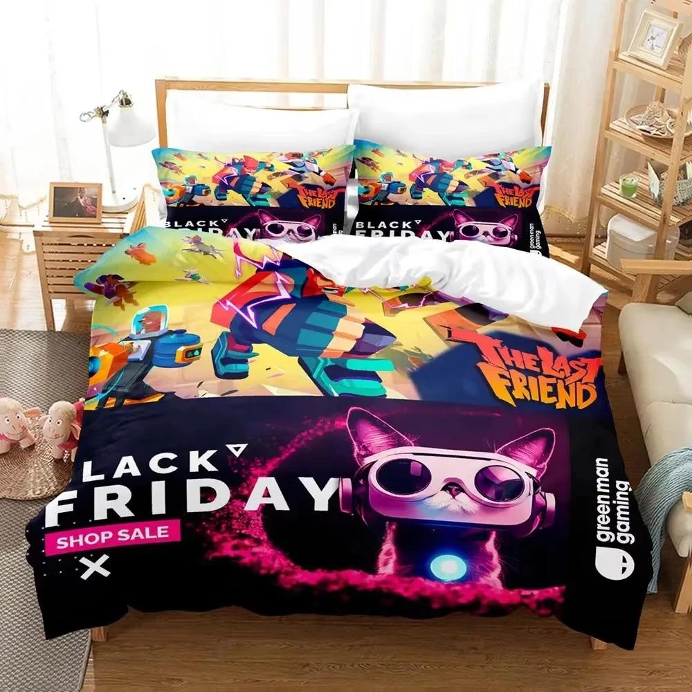 The Last Friend Bedding Set Single Twin Full Queen King Size Bed Set Adult Kid Bedroom Duvetcover Sets Anime Parure De Lit Bed