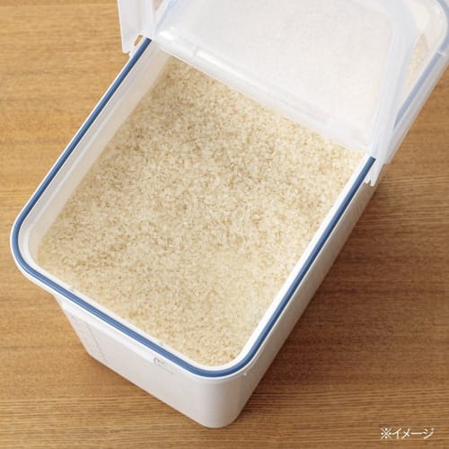 CAINZ 12kg Airtight Rice Container with Moisture and Oxidation Prevention Gasket and Measuring Cup To Keep Rice Fresh