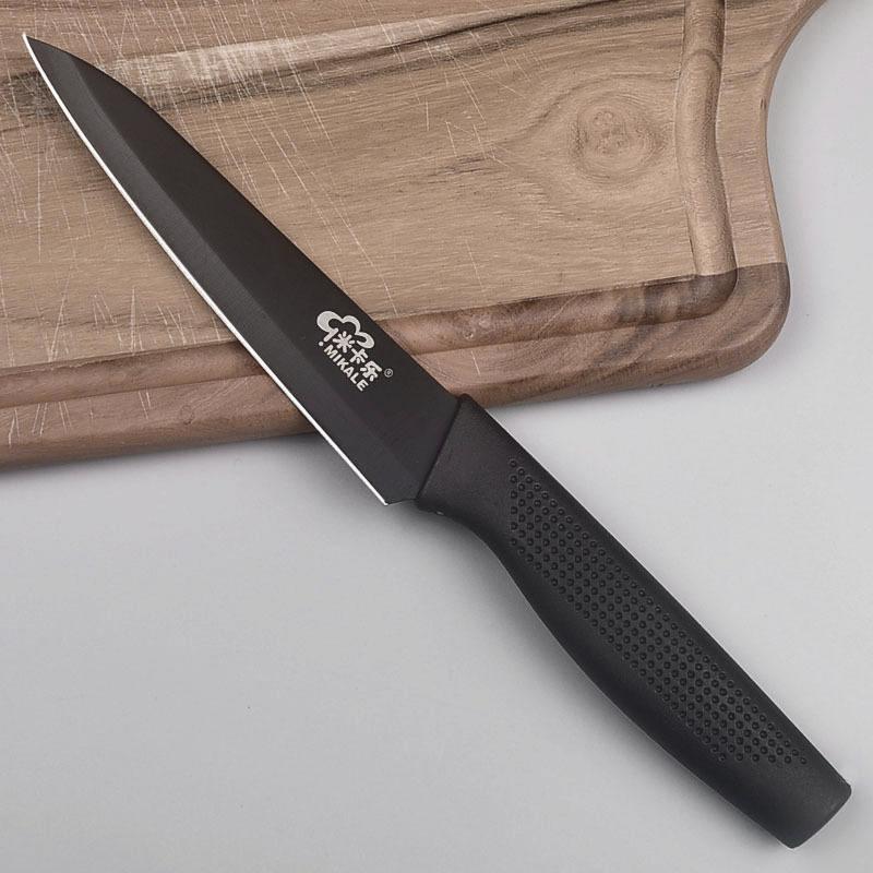 2023 Nový módní šarm Černý nerezový kuchyňský dárkový nůž Nůž na ovoce