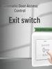 Concealed 86 Type Access Control Door Exit Button, Self-Reset, Surface Mount, NO/NC Options