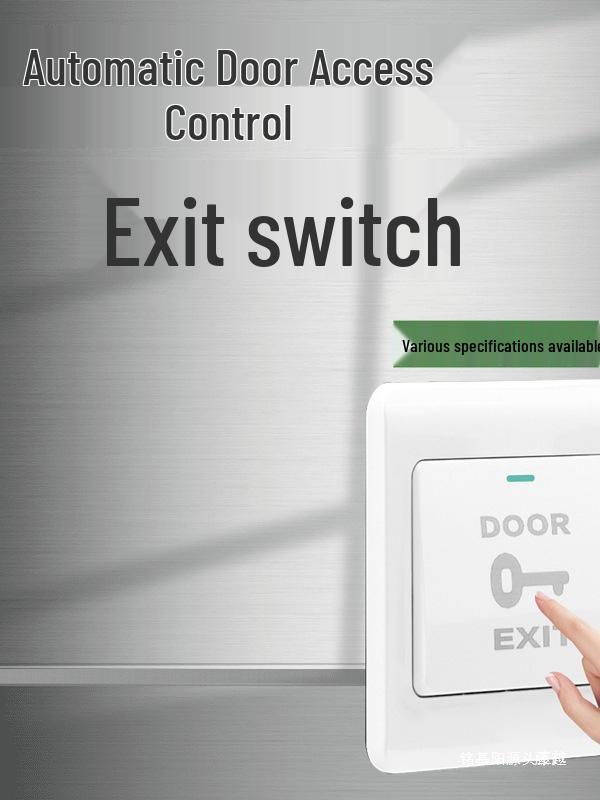 

Concealed 86 Type Access Control Door Exit Button, Self-Reset, Surface Mount, NO/NC Options
