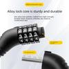 4 Digital Code Bicycle Cable Lock Anti-theft Alloy Steel MTB Road Bike Cable Code Combination Password Lock Security Padlock