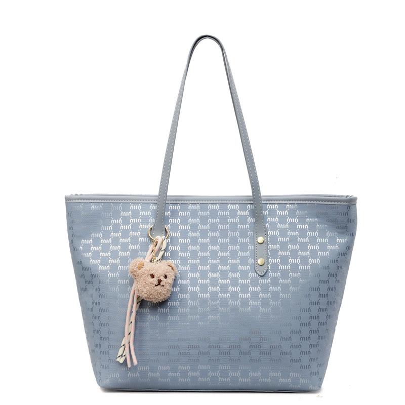 

Large Capacity Tote Bag New Fashionable Commuter Shoulder Bag no pendant синій