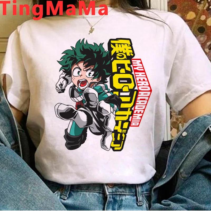 

Моя геройская академия Мидория Изуку Деку Боку Но Геройская академия футболка feUnisex ulzzang 2021 винтажная футболка уличная одежда S