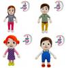 Music Toy Plush Jj Family Stuffed Dolls Educational Gift Kid