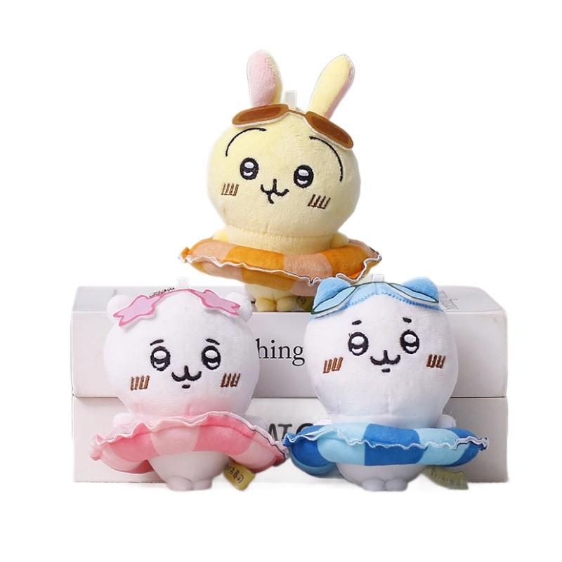 Chiikawa Plush Keychain With Cute Bear Design For Bags And Collectors