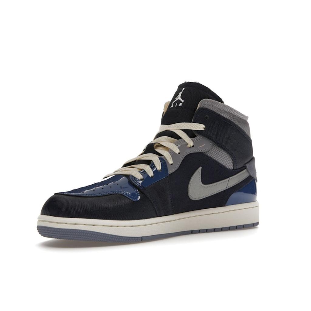 Air Jordan 1 Mid SE Craft Inside Out - Obsidian Men Sneakers Blue French-Blue Ashen-Slate DR8868-400