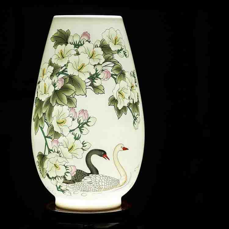 Chinese Jingdezhen Ceramic Vase Ornaments Office Store Club Bar Furnishing Crafts Home Livingroom Desktop Accessories Decoration