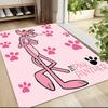 Pink Panther Logo Carpet Rug Soft Washable Antislip Home Living Room Sofa Mats Personalized Christmas Rug