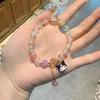 Colorful Crystal Beaded Fishtail Bracelet: Sweet, Fairy-Inspired Gift for Best Friend or Girlfriend - Perfect for May Day Outings