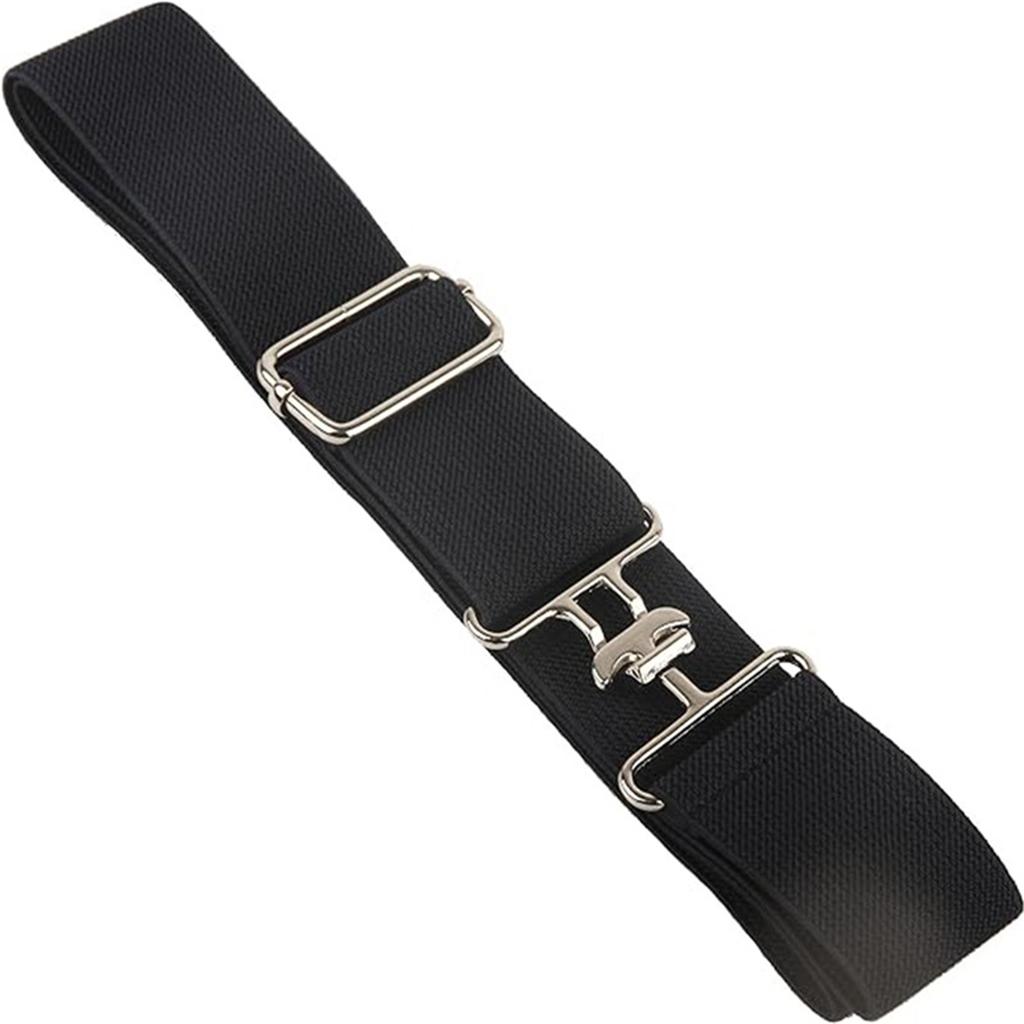 Elastic Equestrian Belt With Shark Buckle For Men And Women Adjustable Length For Horse Riding And Outdoor Activity