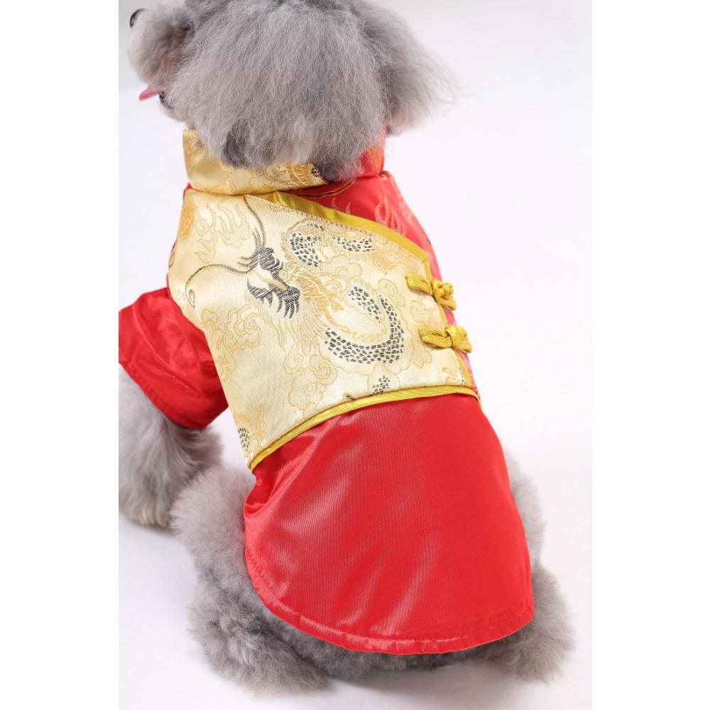Tang suit pet clothes new Chinese groom wedding clothes cat dog universal wedding festive pet clothes